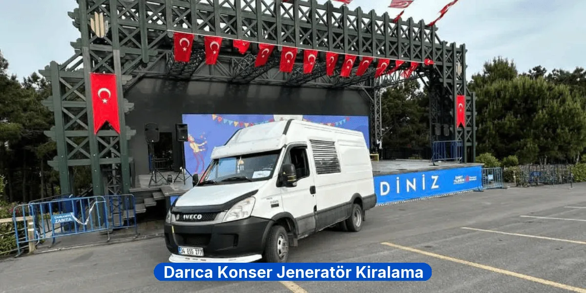 Darıca Konser Jeneratör Kiralama
